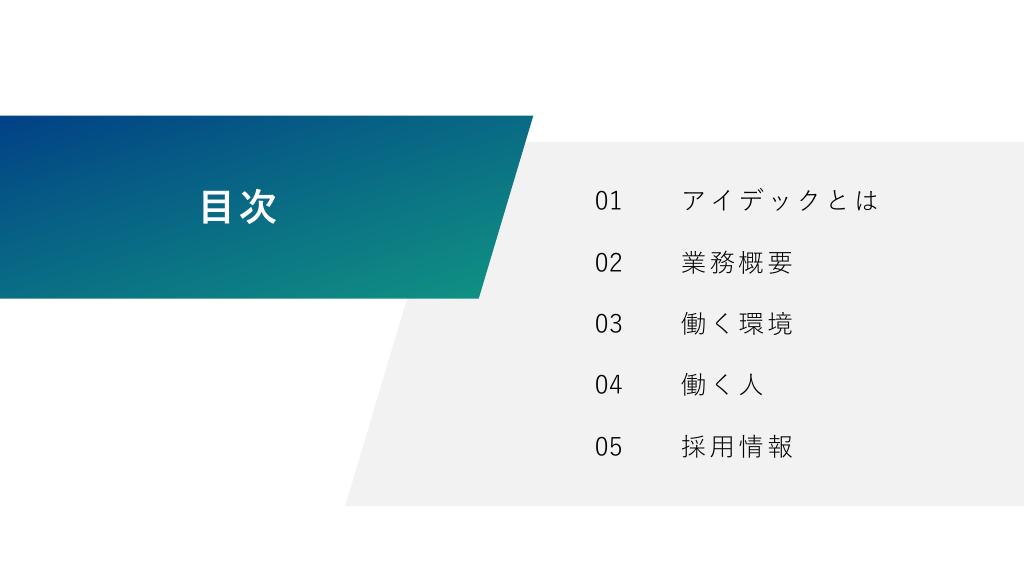 採用ピッチ資料 2ページ