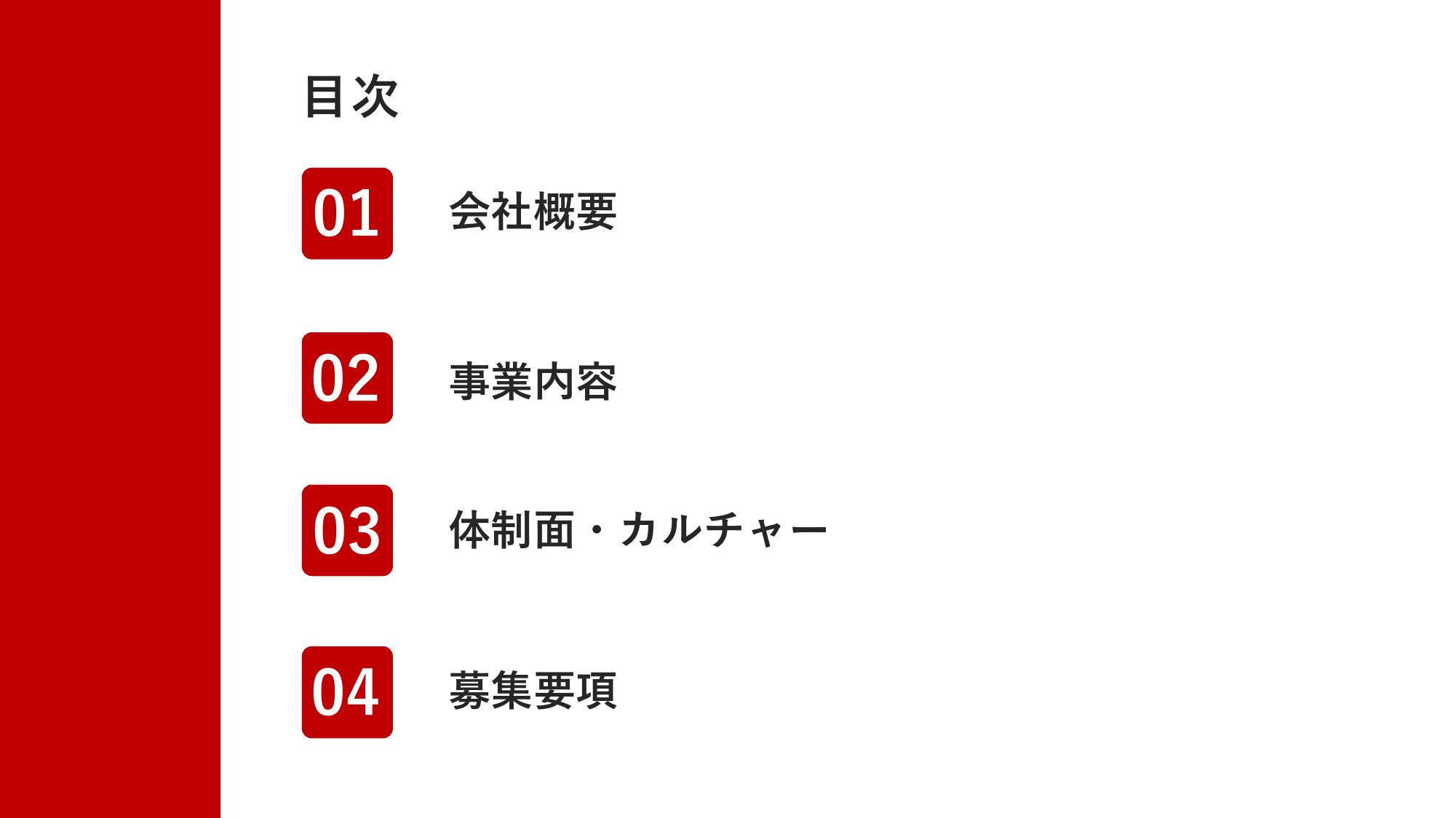 採用ピッチ資料 2ページ