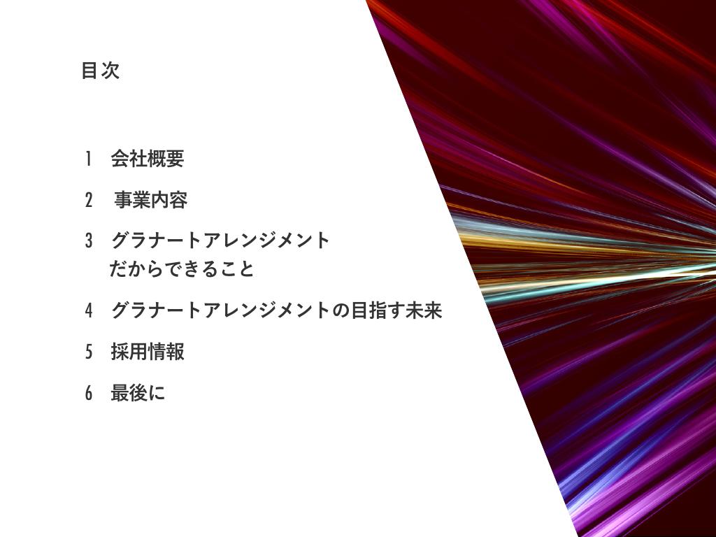 採用ピッチ資料 2ページ