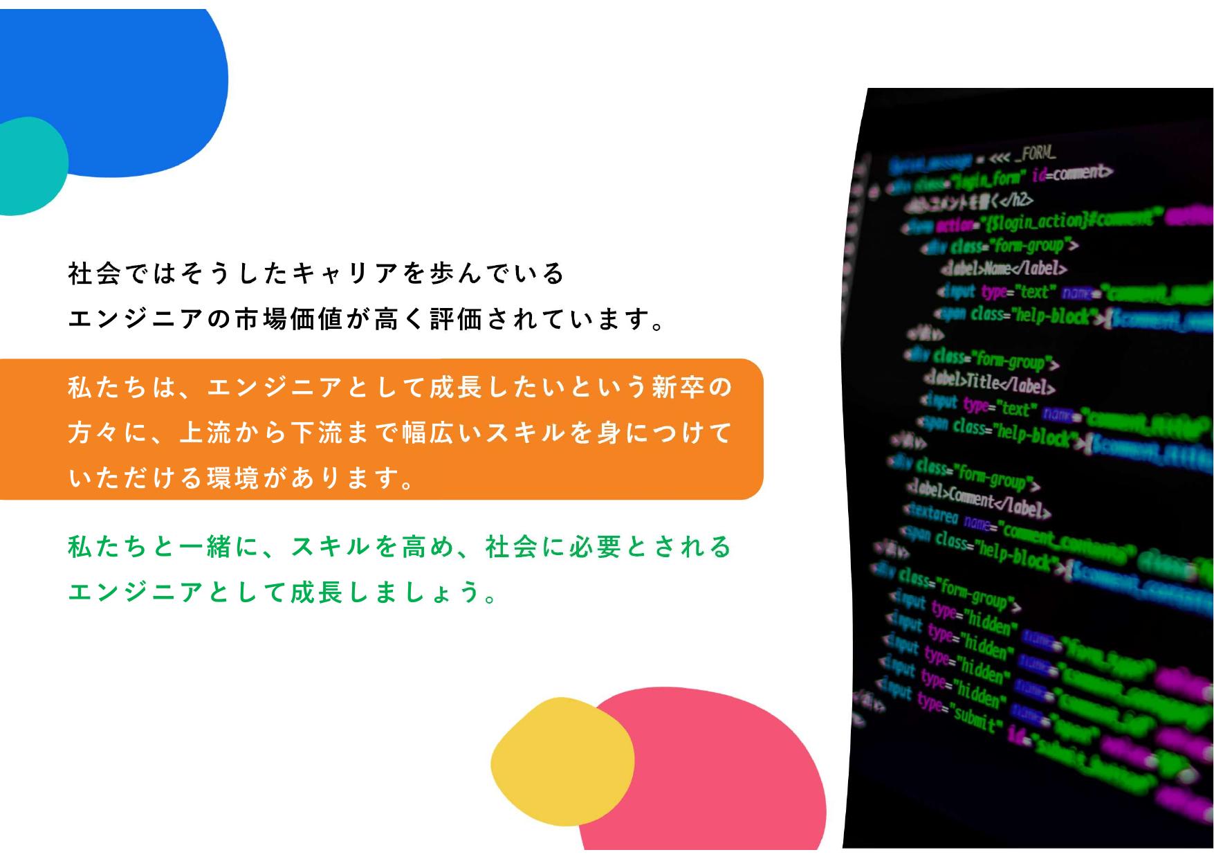 採用ピッチ資料 3ページ