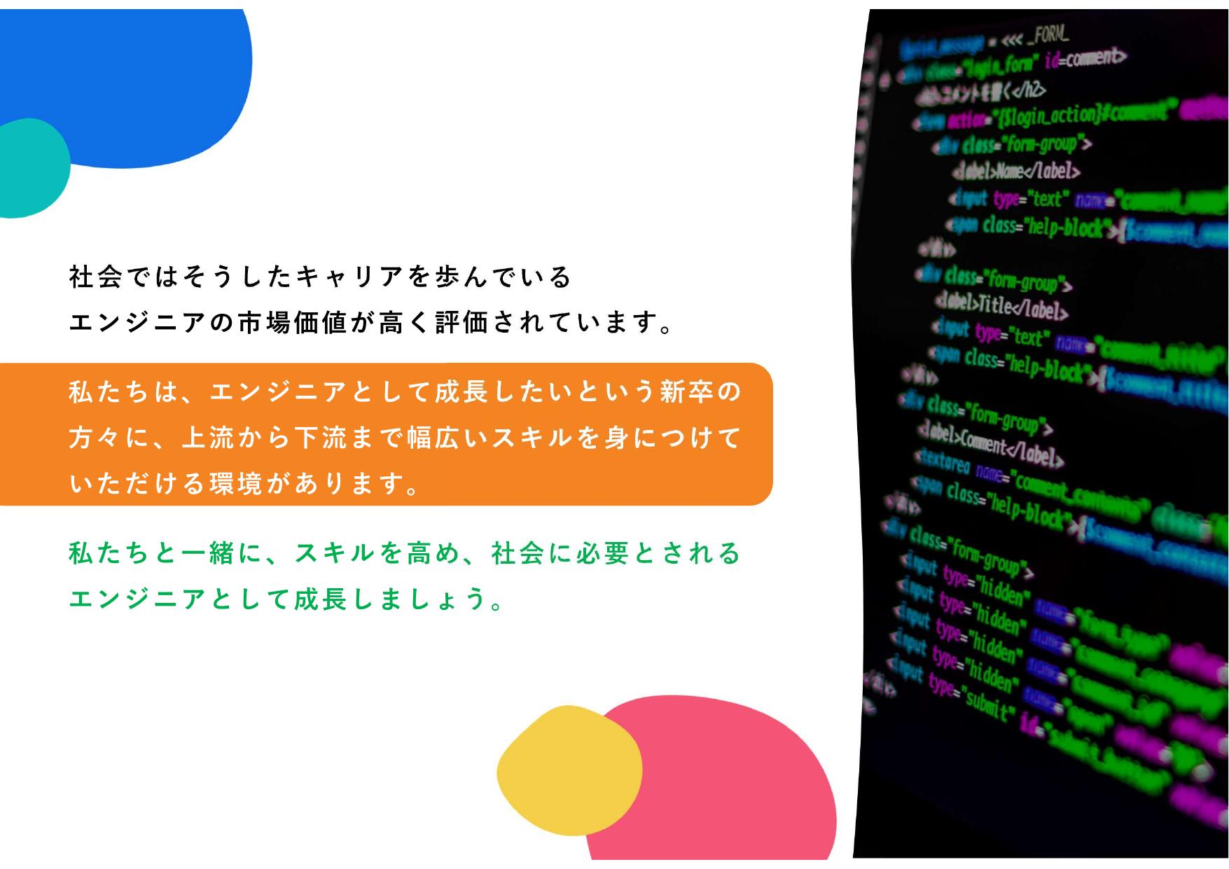 採用ピッチ資料 3ページ