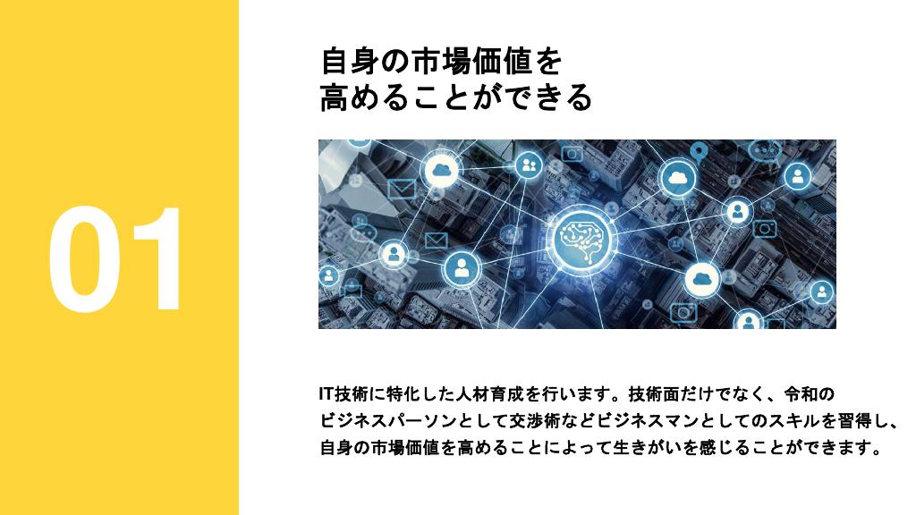 採用ピッチ資料 5ページ